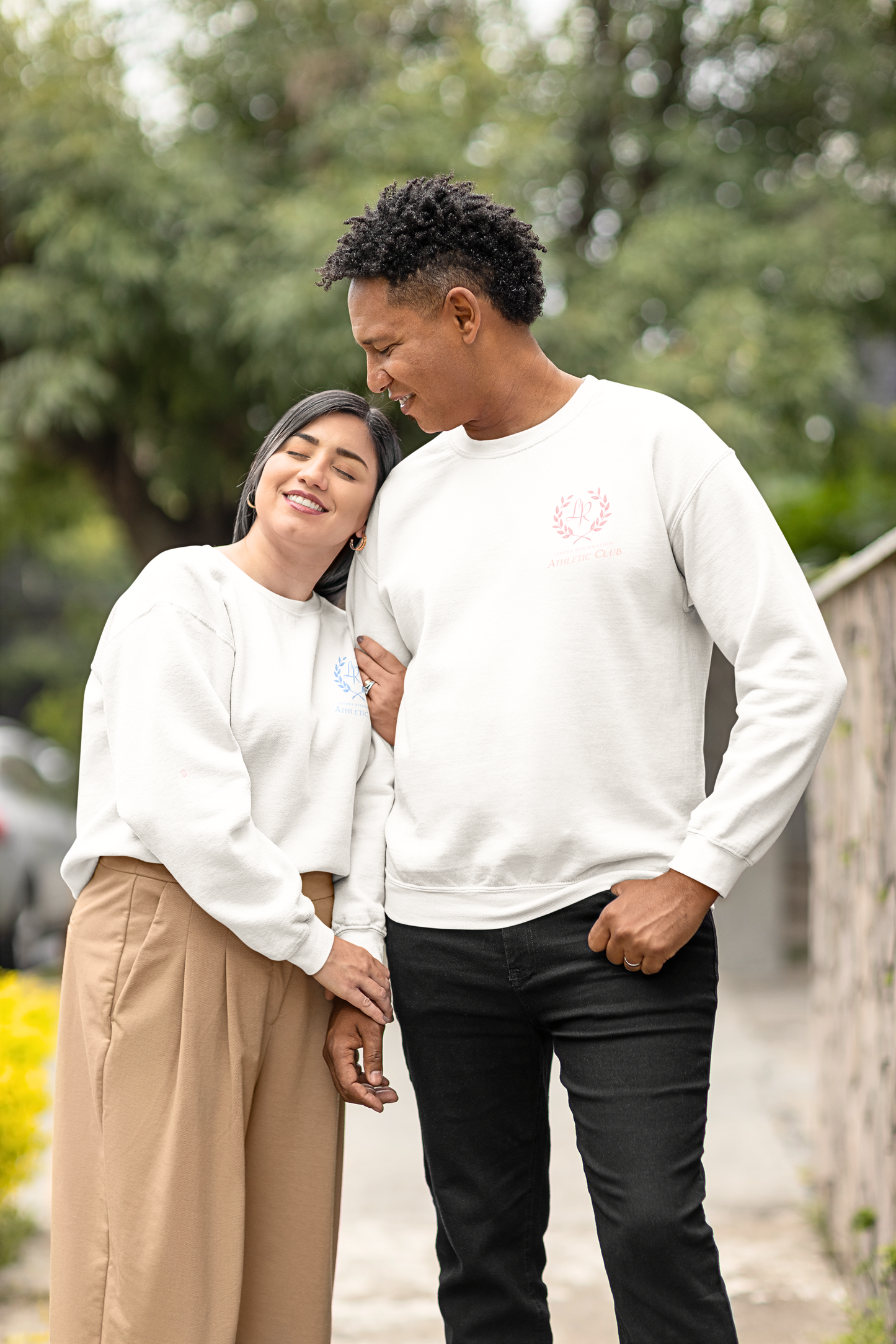 Unisex Sweatshirt | Athletic Club | Basic Essentials | Peach