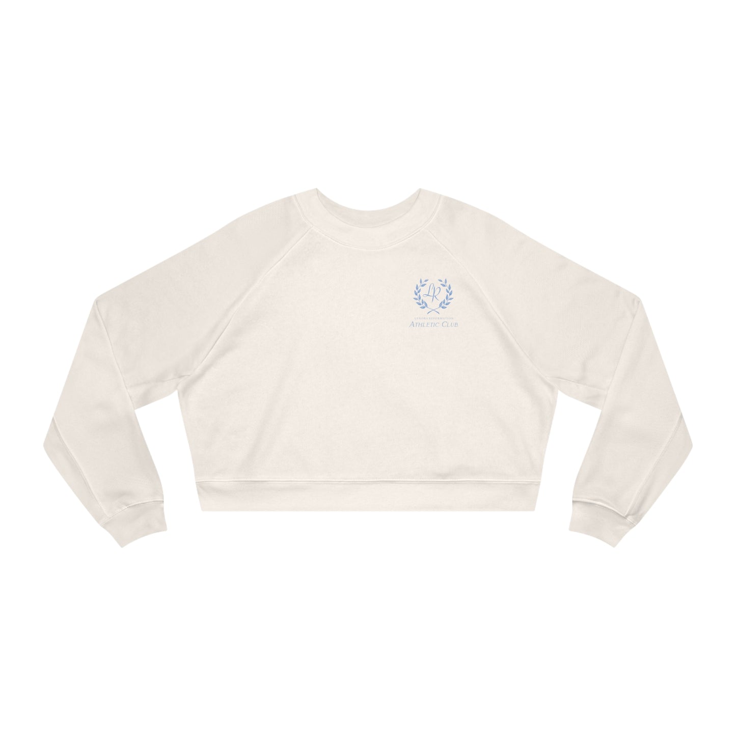 Women’s Cropped Pullover  | Athletic Club | Athleisure Sportswear | Skyblue