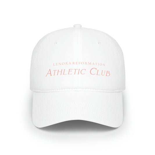 Low Profile Baseball Cap | Athletic Club | Basic Essentials | Peach
